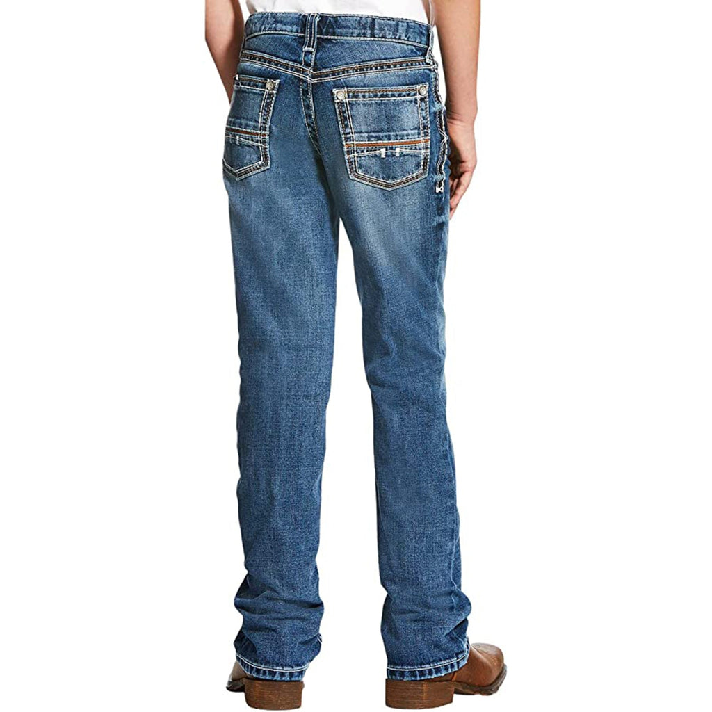 ARIAT Boys' Big B4 Relaxed Coltrane Boot Cut Jean JEC Shops LLC