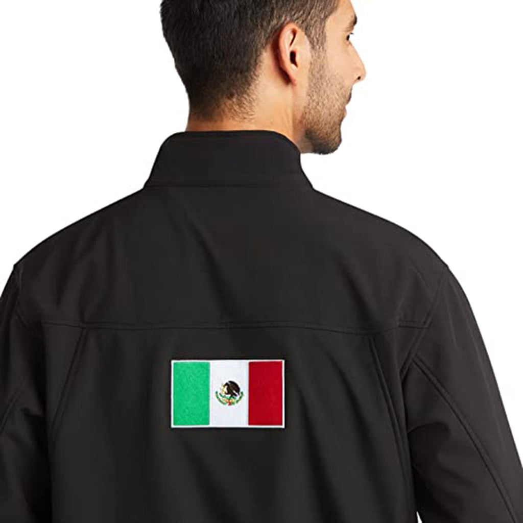 ARIAT Men's New Team Softshell Mexico Water Resistant Jacket JEC Shops LLC