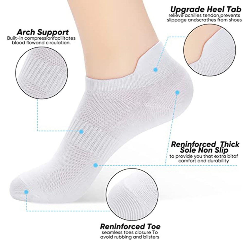 ATBITER Ankle Socks Women's Thin Athletic Running Low Cut No Show Socks JEC Shops LLC