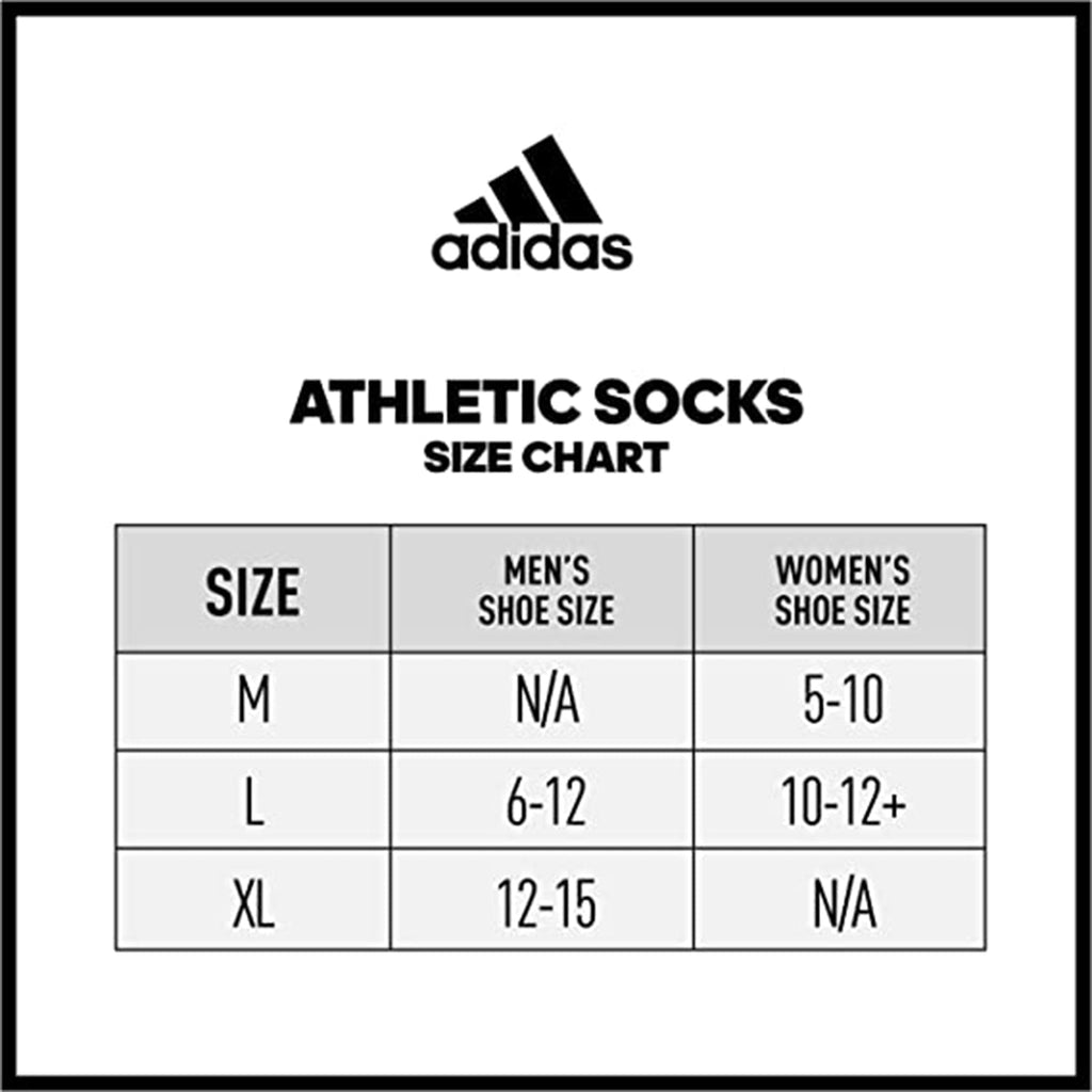 Adidas Men's Athletic Cushioned Crew Socks JEC Shops LLC