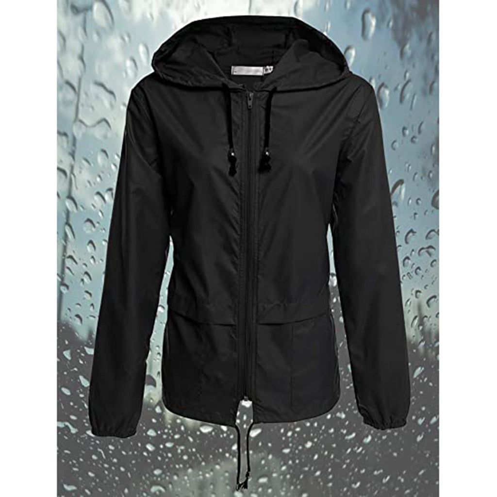 Avoogue Raincoat Women Lightweight Waterproof Rain Jacket JEC Shops LLC