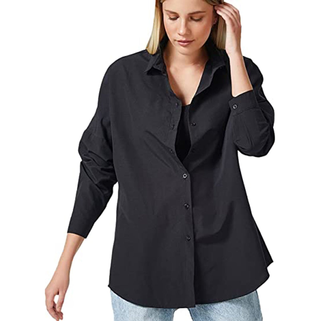 BIG DART Oversized Button Down Shirts JEC Shops LLC