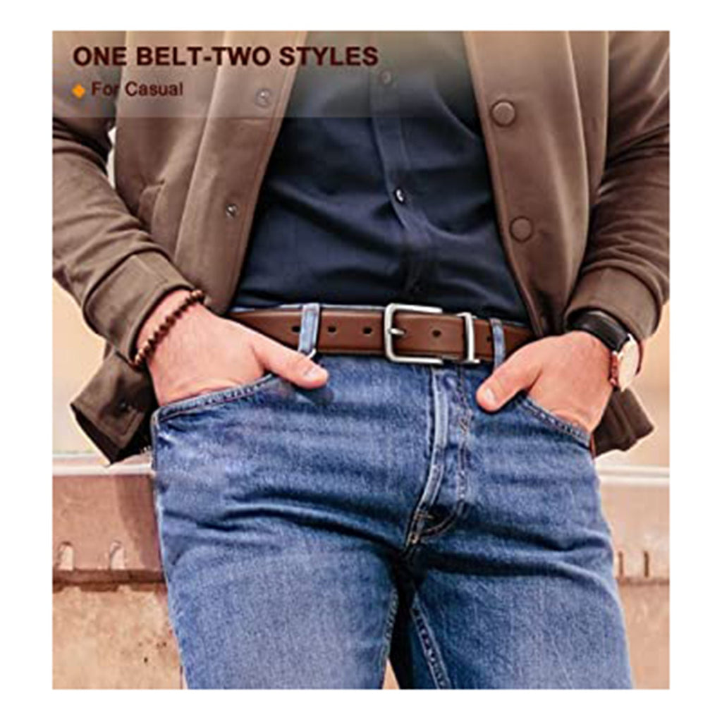 BULLIANT Men's Belt, Reversible Belt JEC Shops LLC