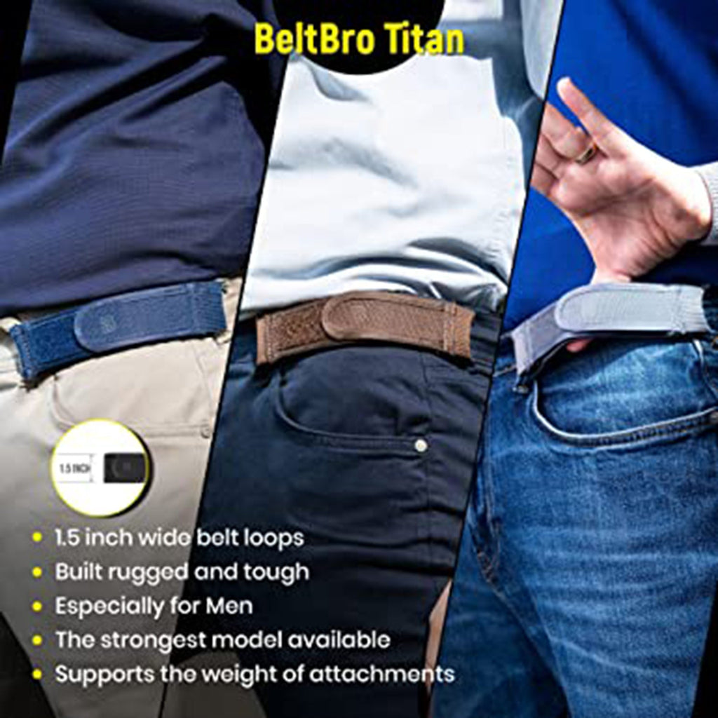 BeltBro Titan No Buckle Elastic Belt JEC Shops LLC