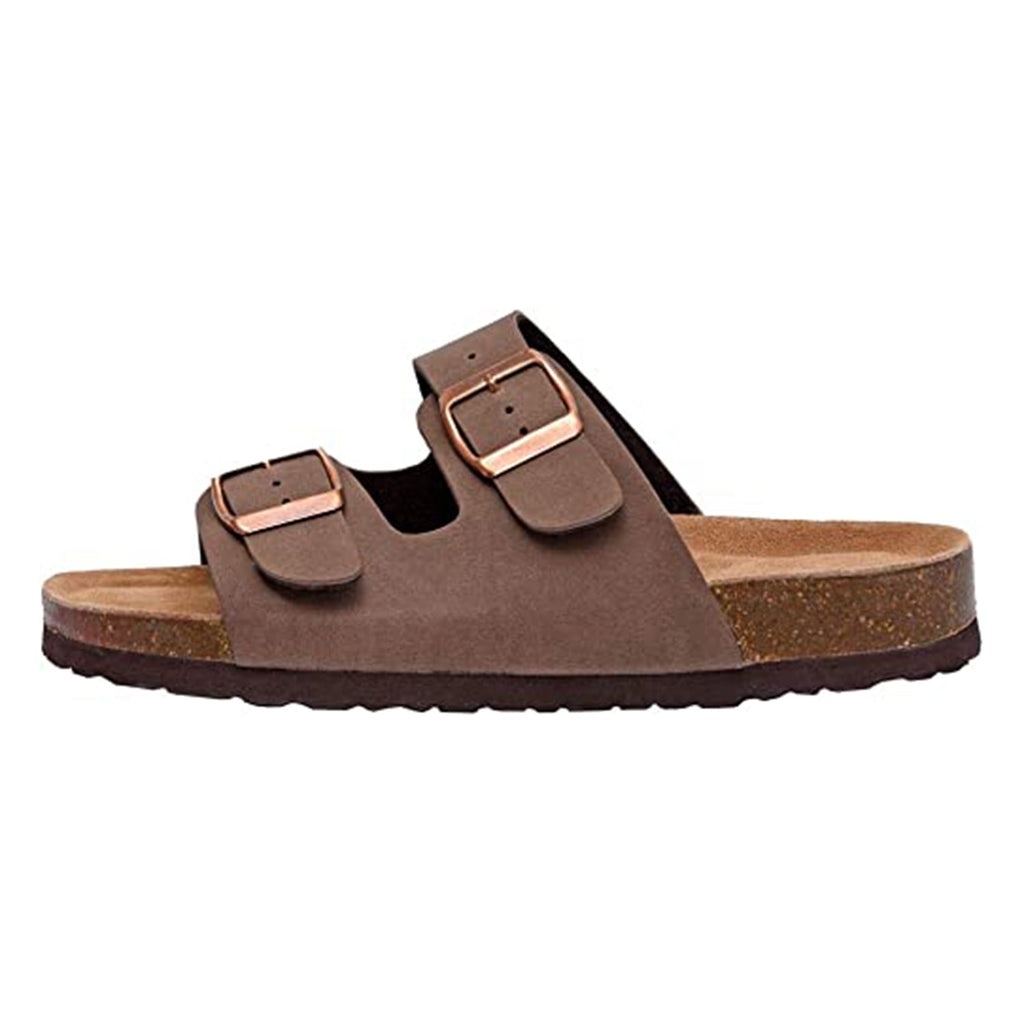 CUSHIONAIRE Women's Lane Cork Footbed Sandal JEC Shops LLC