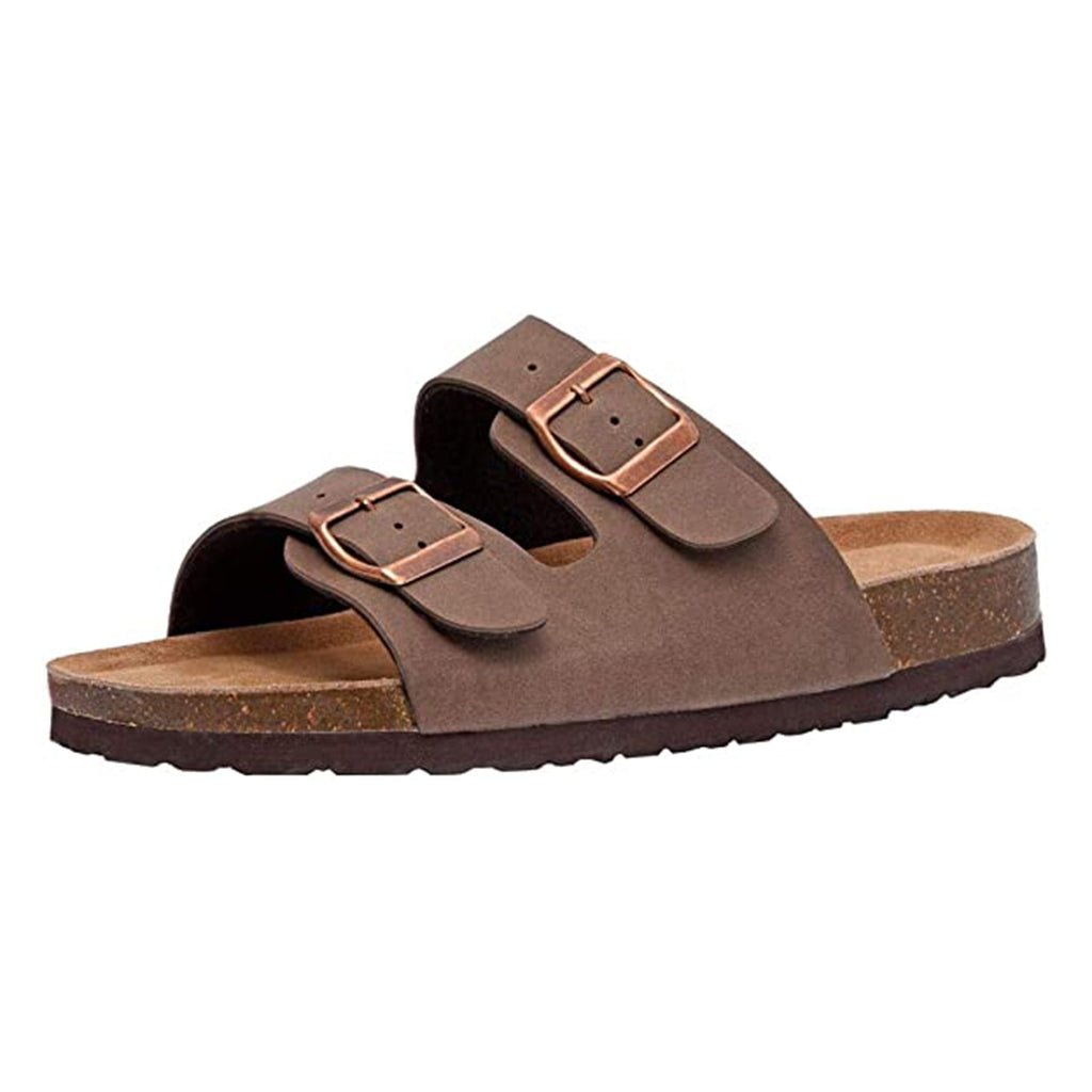 CUSHIONAIRE Women's Lane Cork Footbed Sandal JEC Shops LLC