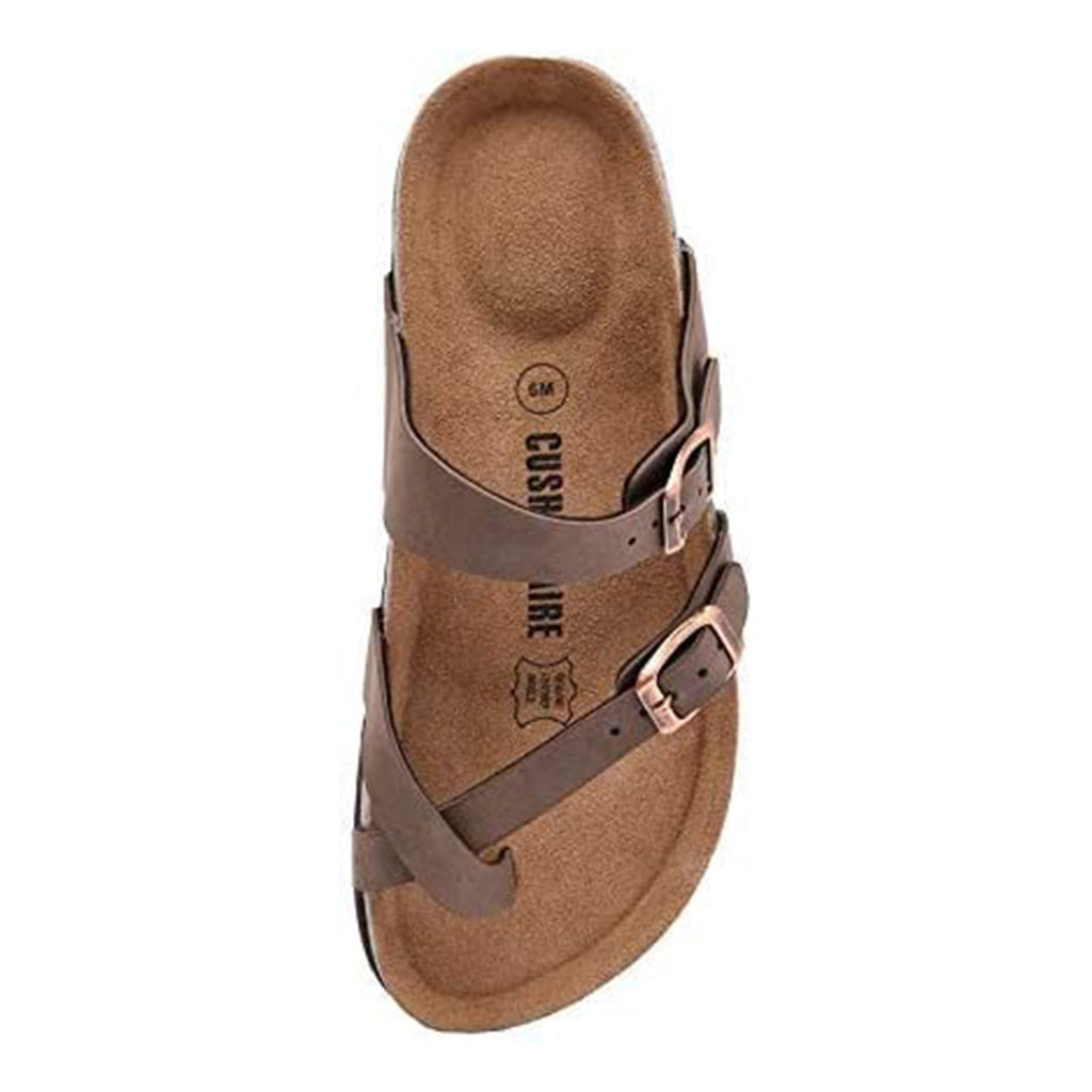 CUSHIONAIRE Women's Luna Cork footbed Sandal JEC Shops LLC