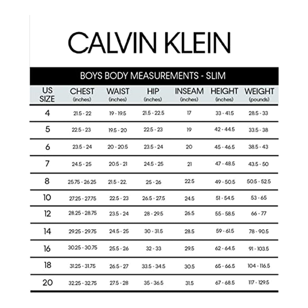 Calvin Klein Boys' Long Sleeve JEC Shops LLC