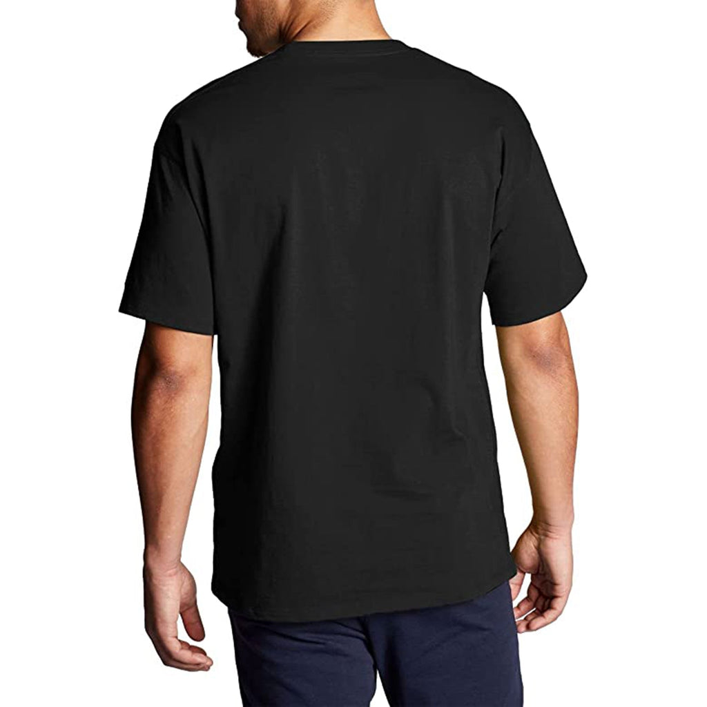 Champion Men's T-Shirt, Crewneck Cotton Tee, Mid-Weight T-Shirt, Script (Reg. or Big & Tall) JEC Shops LLC