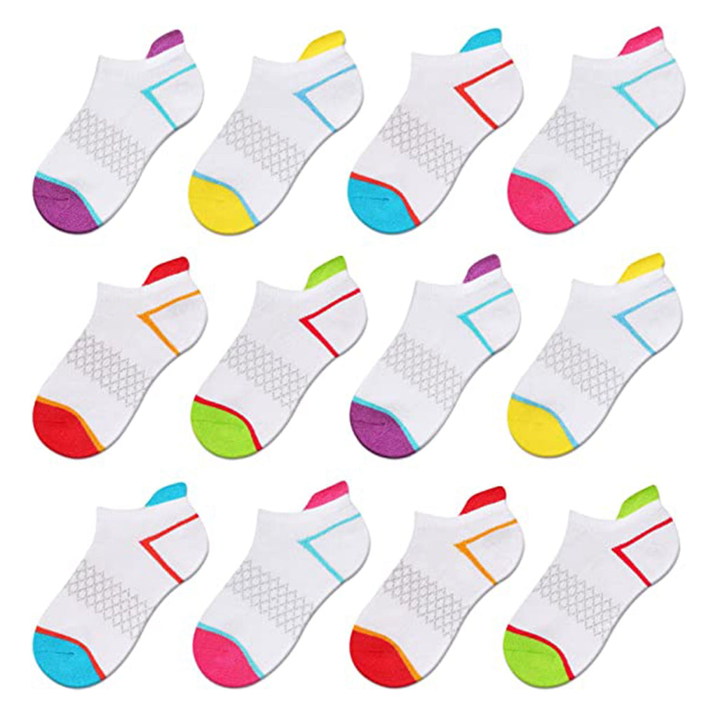 Comfoex 12 Pairs Girls Socks JEC Shops LLC