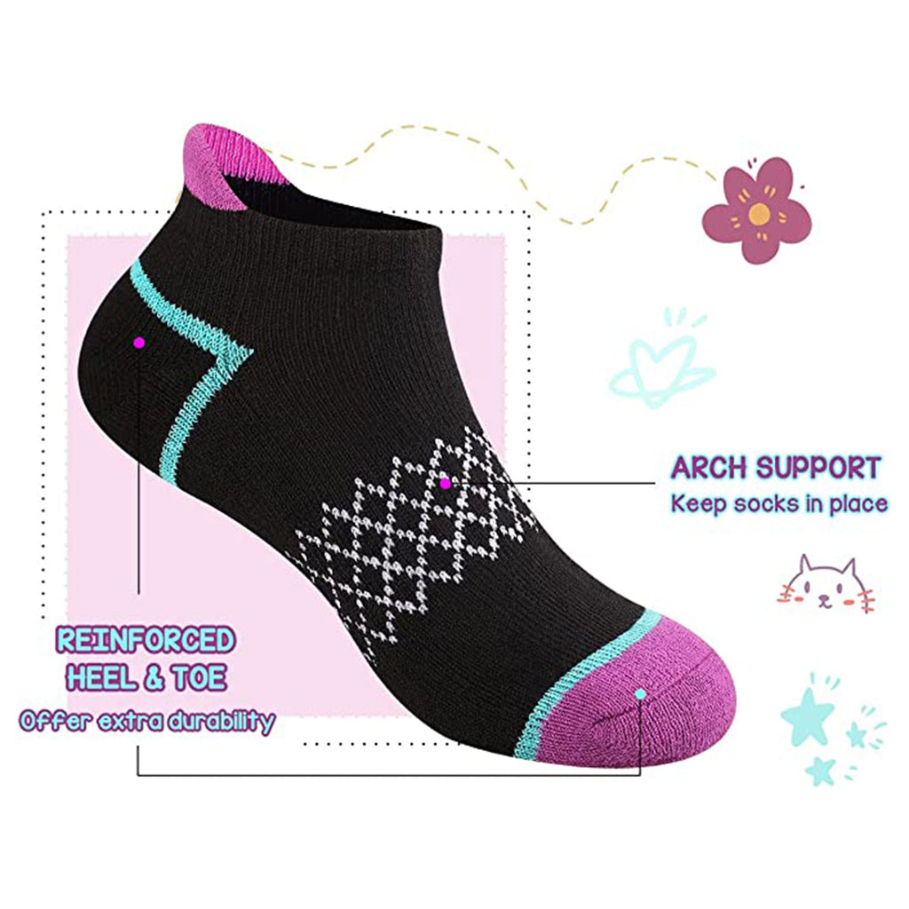 Comfoex 12 Pairs Girls Socks JEC Shops LLC