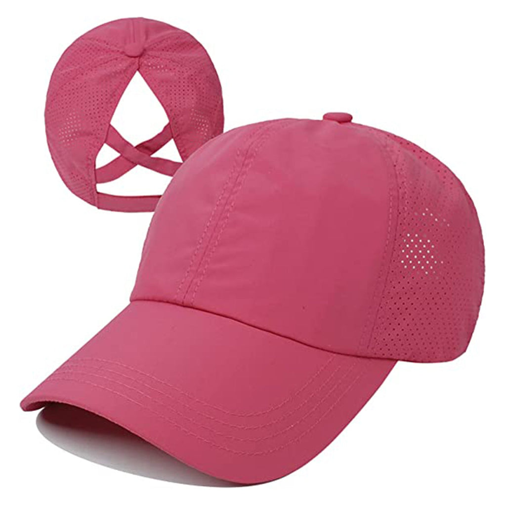 Criss Cross Ponytail Baseball Cap JEC Shops LLC