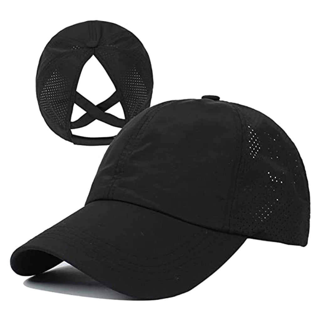 Criss Cross Ponytail Baseball Cap JEC Shops LLC