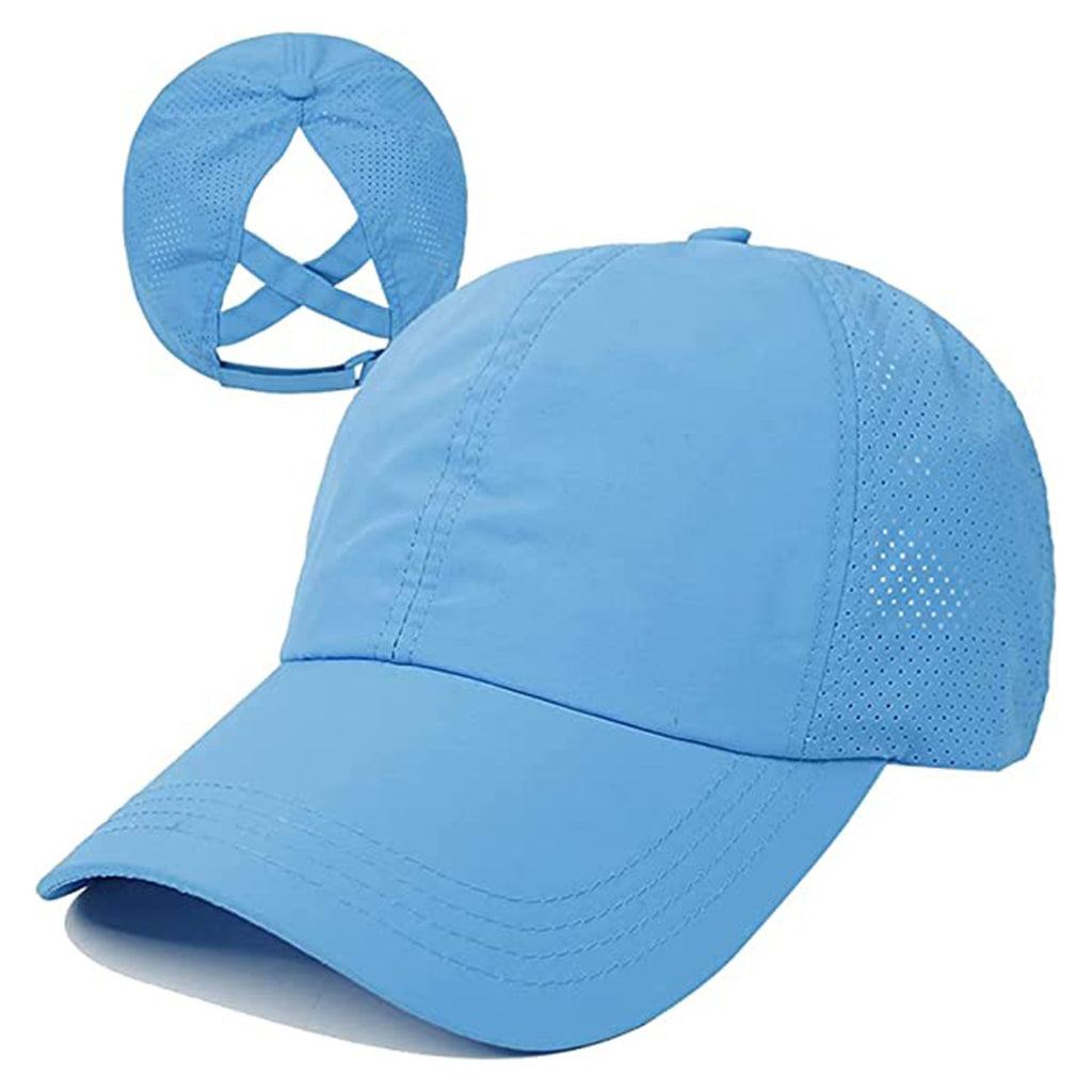 Criss Cross Ponytail Baseball Cap JEC Shops LLC