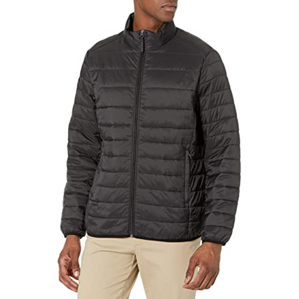 Essentials Men's Packable Lightweight Water-Resistant Puffer Jacket JEC Shops LLC