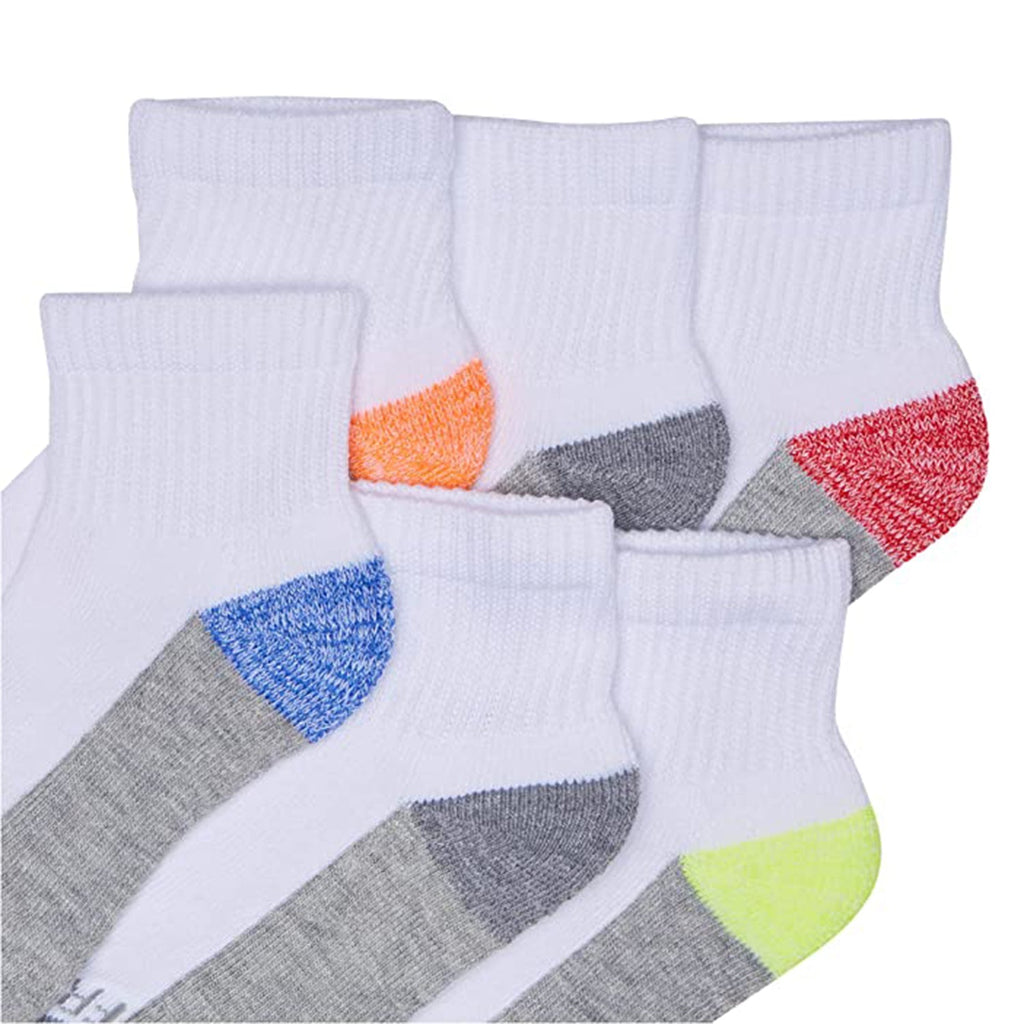 Fruit of the Loom Boys' Little Half Cushion No Show Socks JEC Shops LLC