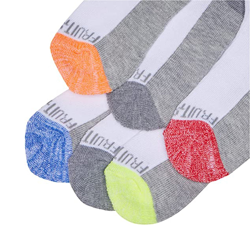 Fruit of the Loom Boys' Little Half Cushion No Show Socks JEC Shops LLC