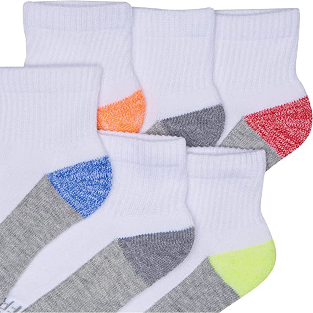 Fruit of the Loom Boys' Little Half Cushion No Show Socks JEC Shops LLC