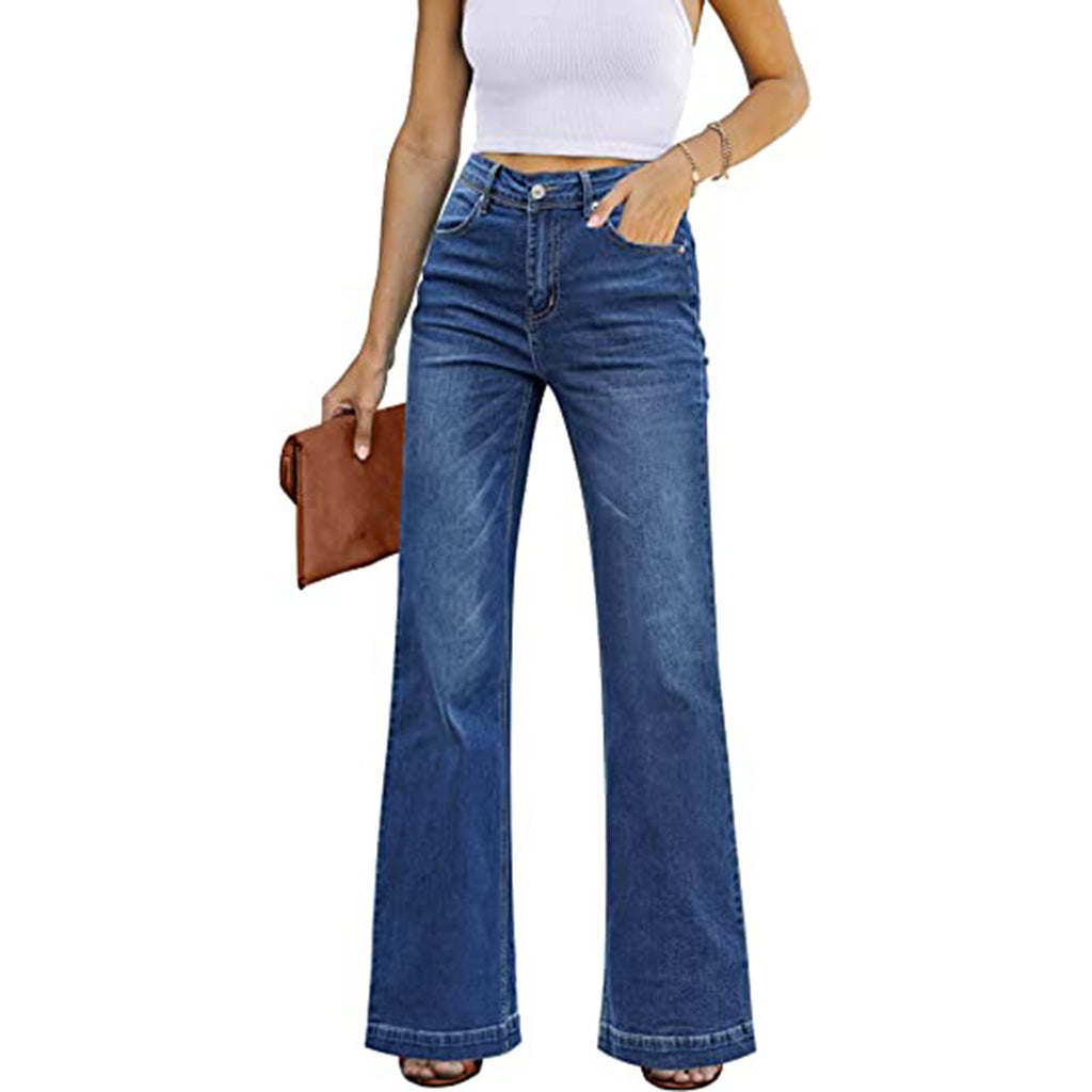 GRAPENT Womens Flare Jeans JEC Shops LLC