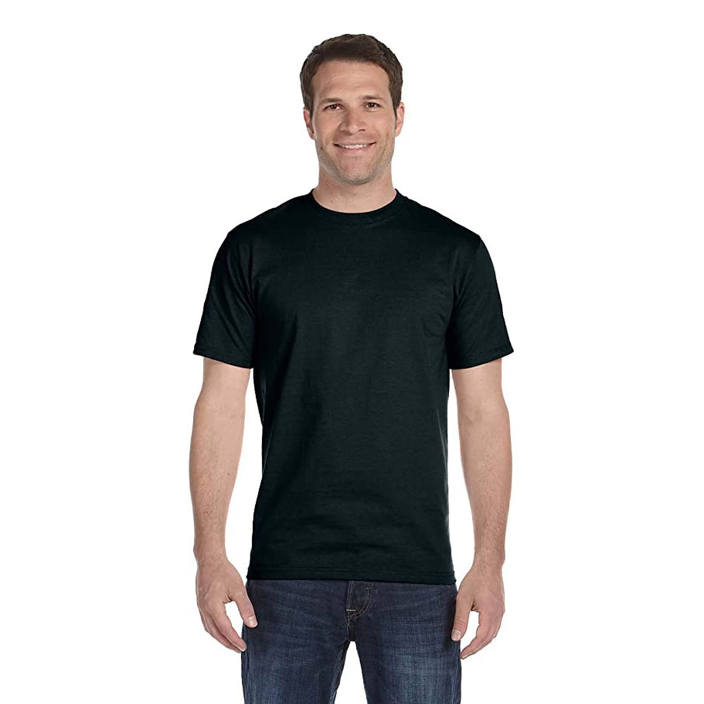 Hanes Size Men's Beefy Short Sleeve Tee Value Pack (2-Pack), Black, 4X-Large/Tall JEC Shops LLC