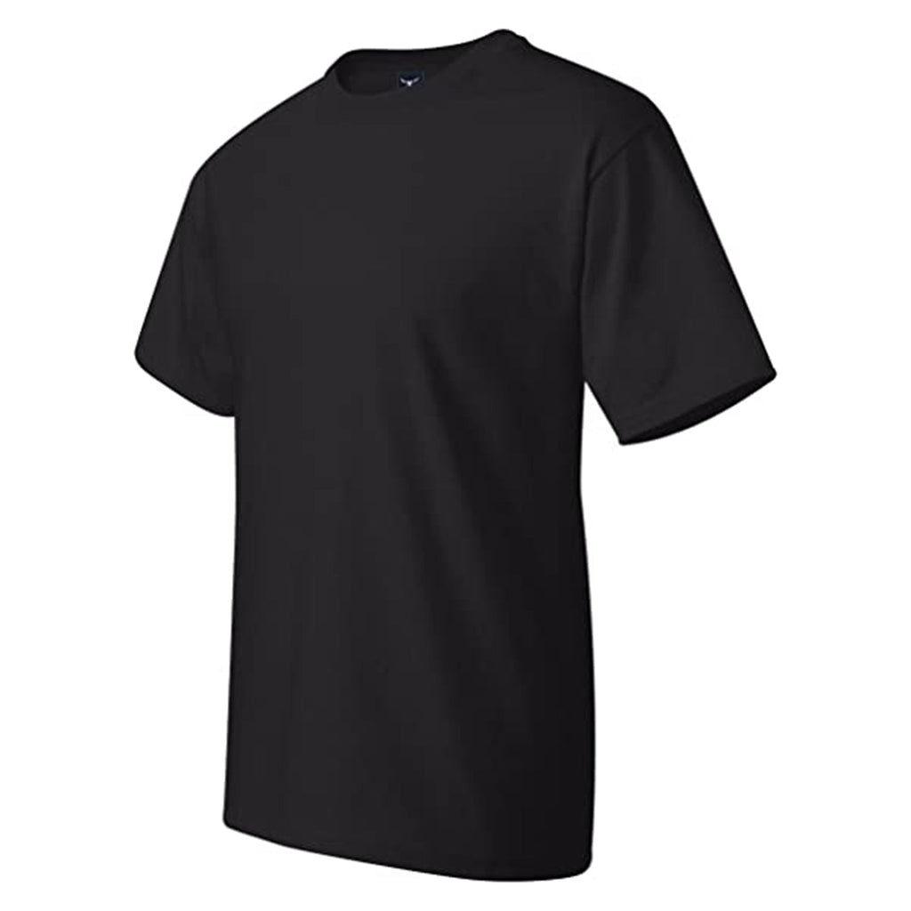 Hanes Size Men's Beefy Short Sleeve Tee Value Pack (2-Pack), Black, 4X-Large/Tall JEC Shops LLC