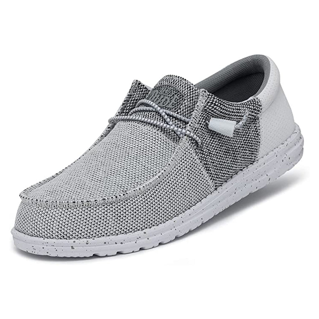 Hey Dude Men's Wally Sox Slate Multi Colors and Sizes | Men’s Shoes | Men's Lace Up Loafers | Comfortable & Light-Weight JEC Shops LLC