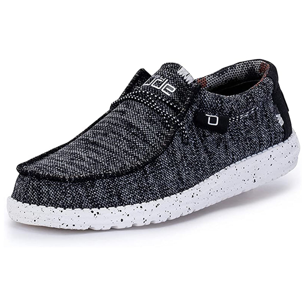 Hey Dude Men's Wally Sox Slate Multi Colors and Sizes | Men’s Shoes | Men's Lace Up Loafers | Comfortable & Light-Weight JEC Shops LLC