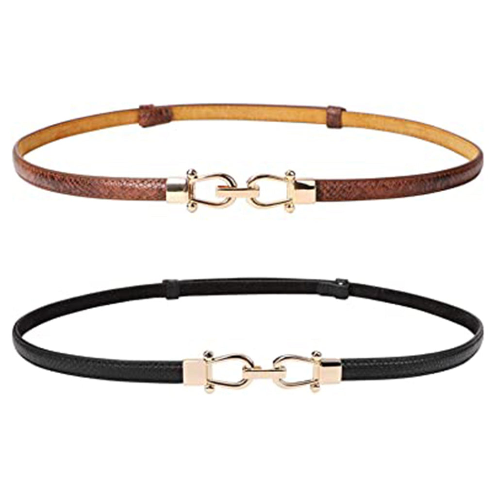 JASGOOD Leather Skinny Women Belt JEC Shops LLC