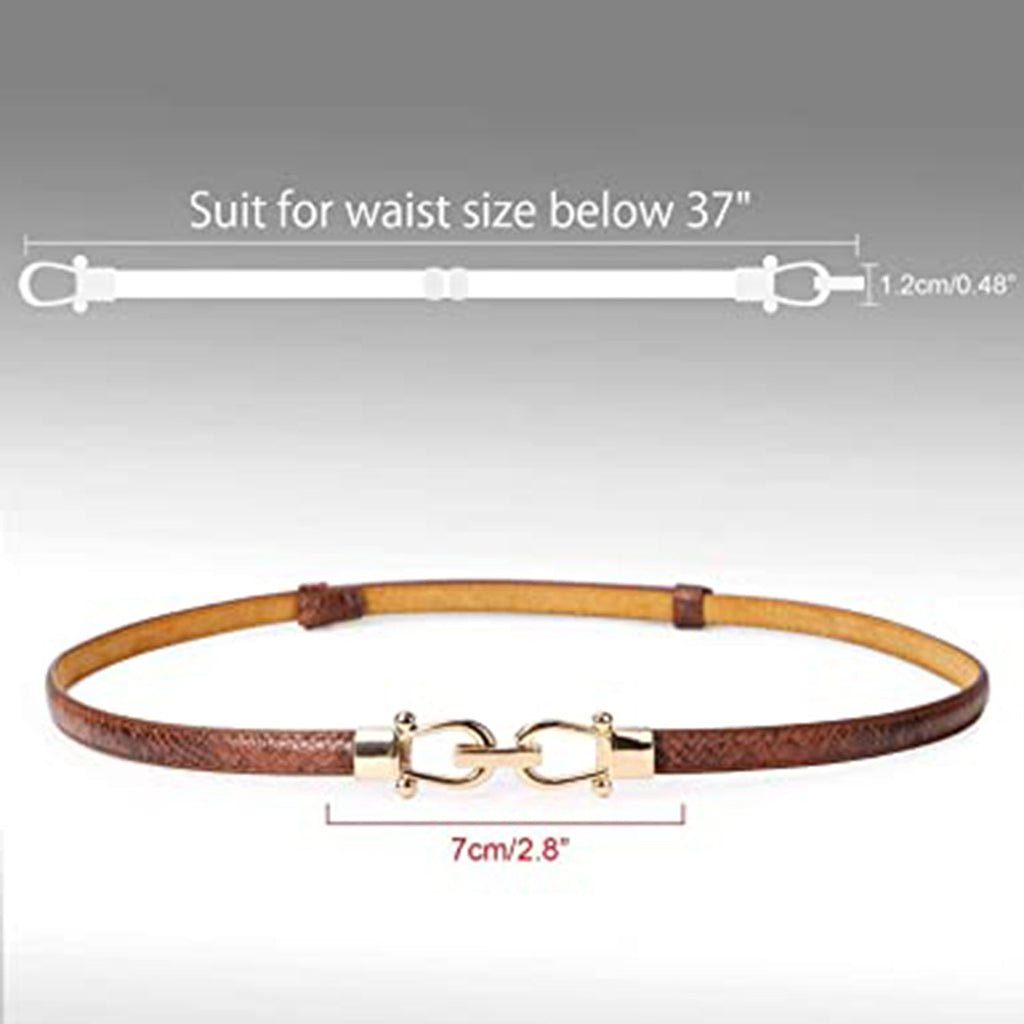 JASGOOD Leather Skinny Women Belt JEC Shops LLC