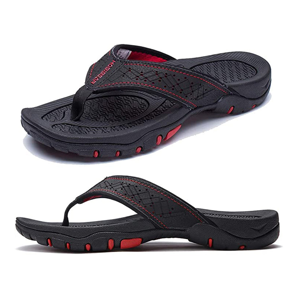 KIIU Mens Thong Sandals Indoor and Outdoor Beach Flip Flop JEC Shops LLC