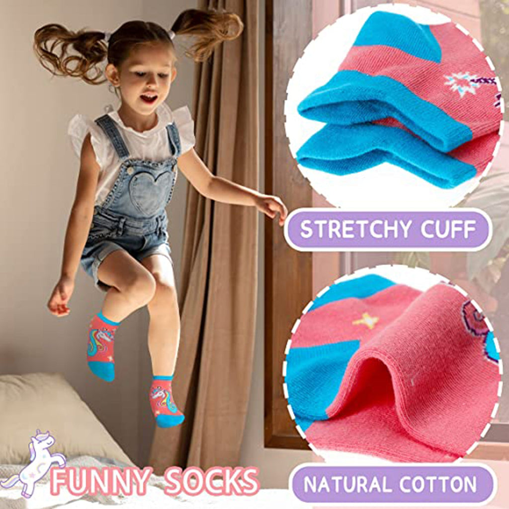 Kids Girls Unicorn Socks JEC Shops LLC