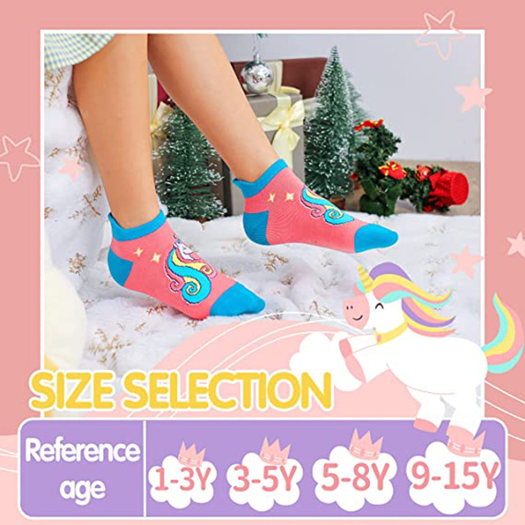 Kids Girls Unicorn Socks JEC Shops LLC