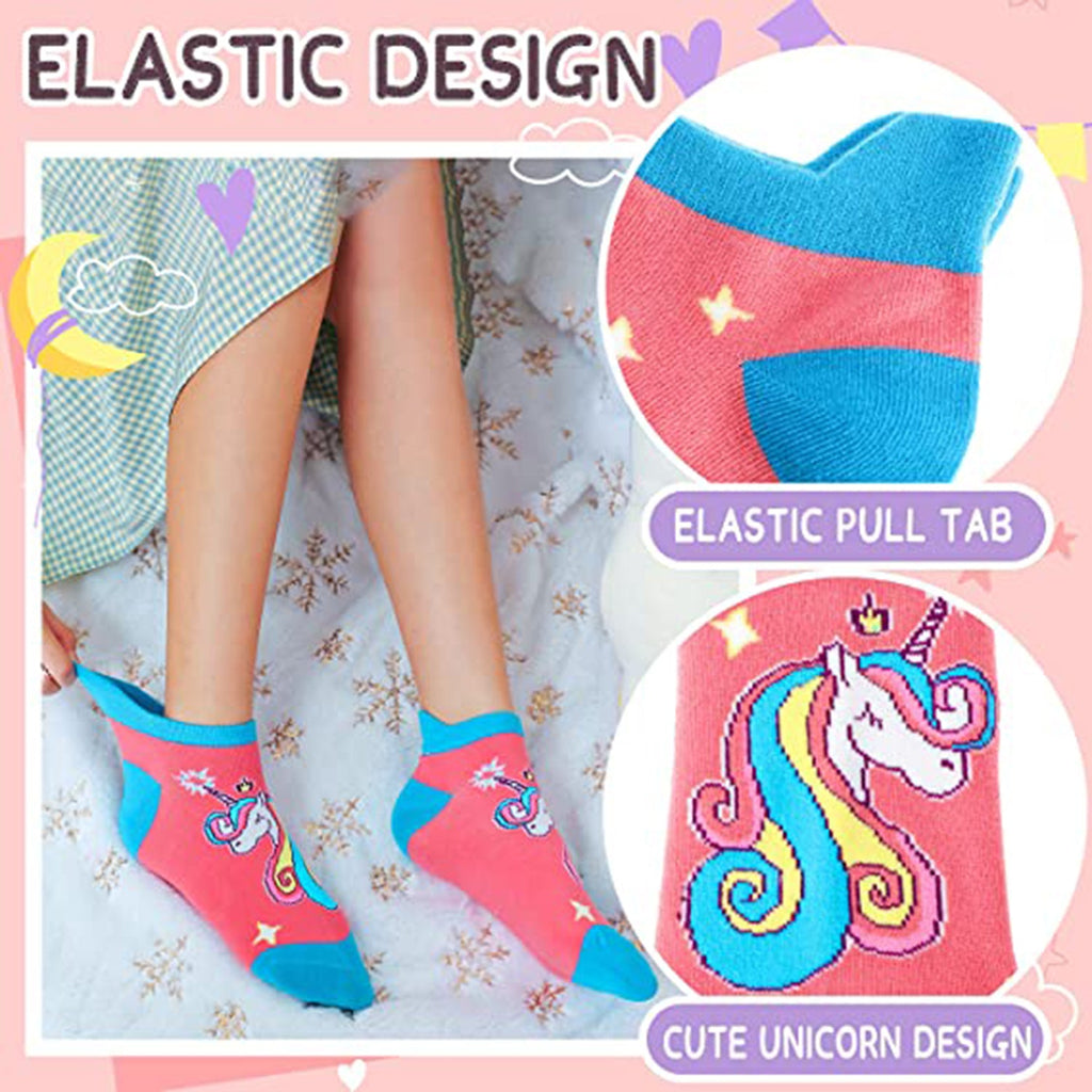 Kids Girls Unicorn Socks JEC Shops LLC