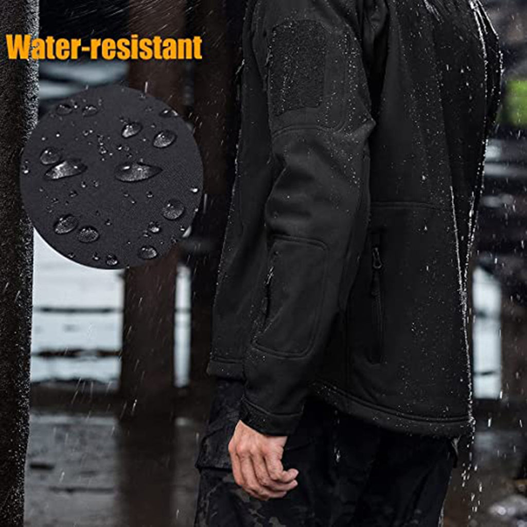 Men's Outdoor Waterproof Soft Shell Hooded Military Tactical Jacket JEC Shops LLC