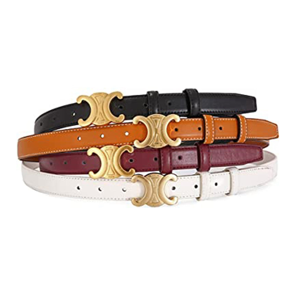 MoYoTo Women’s 2.5cm Thin Leather Belt JEC Shops LLC