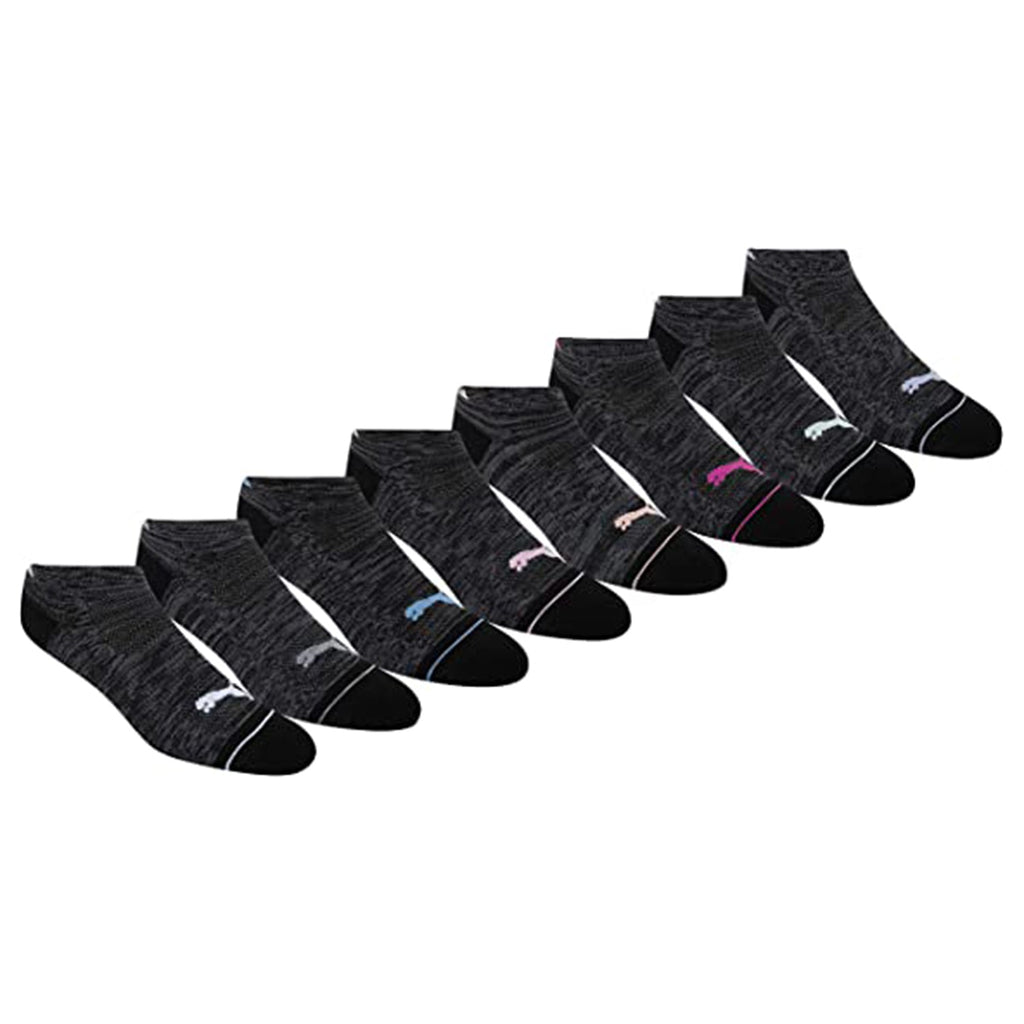 PUMA womens 8 Pack Low Cut Socks JEC Shops LLC