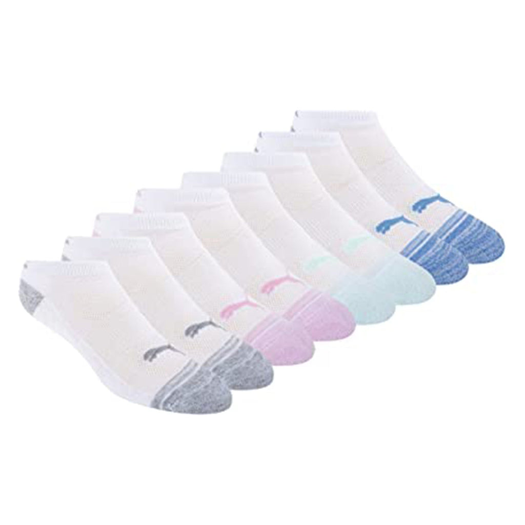 PUMA womens 8 Pack Low Cut Socks JEC Shops LLC