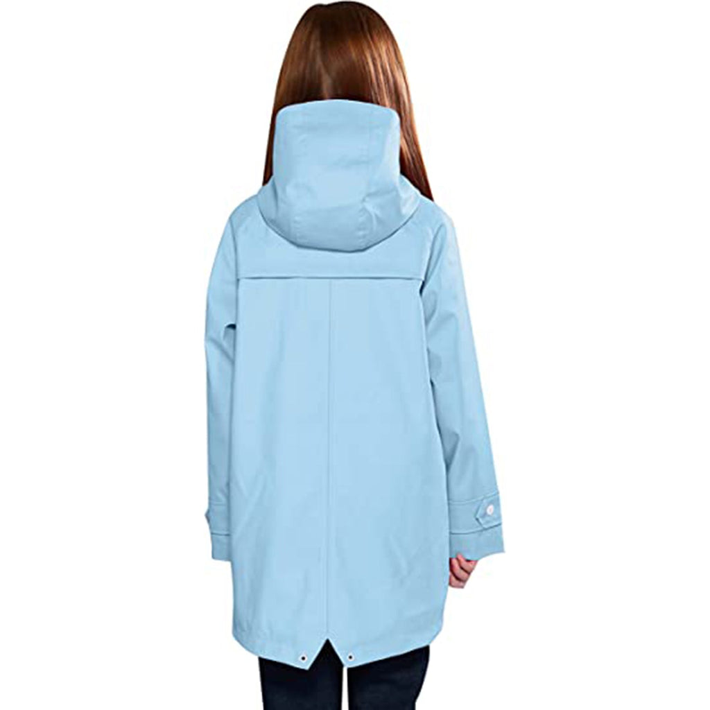 SOLOCOTE Kids Rain Jacket Hooded Lined Rubber RainCoats JEC Shops LLC