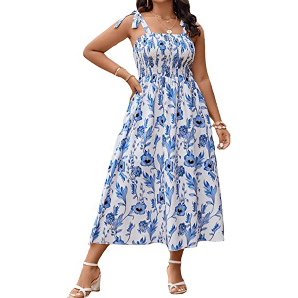 Shirred Maxi Dress JEC Shops LLC