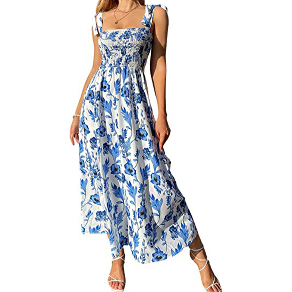 Shirred Maxi Dress JEC Shops LLC