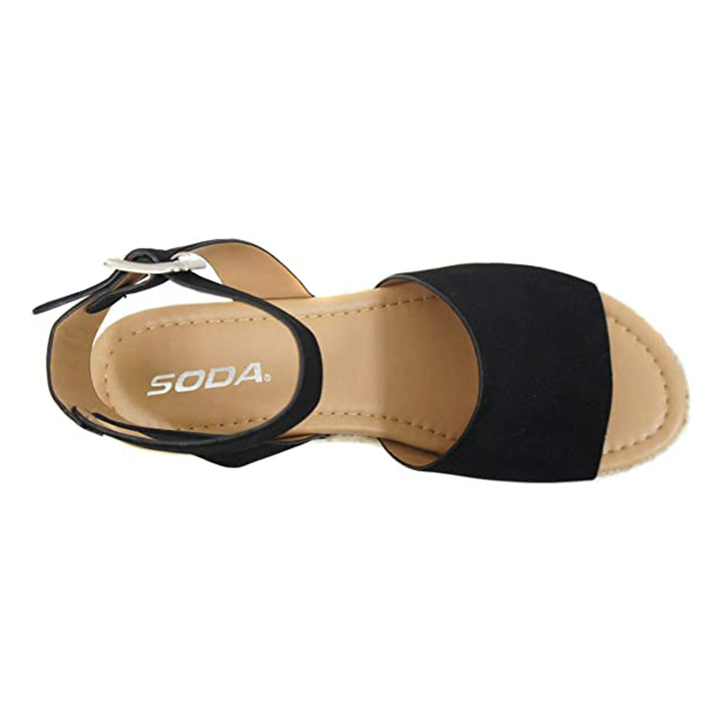 Soda Topic Open Toe Buckle Ankle Strap JEC Shops LLC