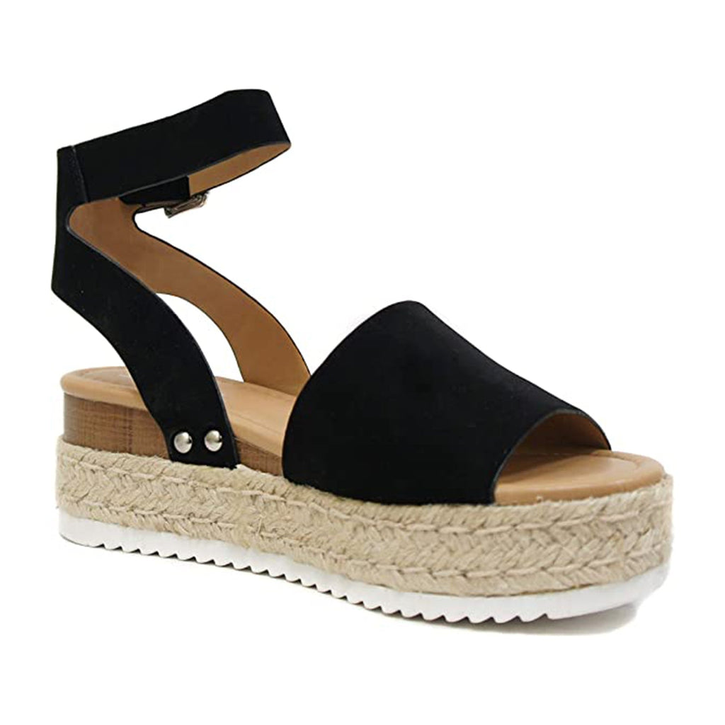 Soda Topic Open Toe Buckle Ankle Strap JEC Shops LLC