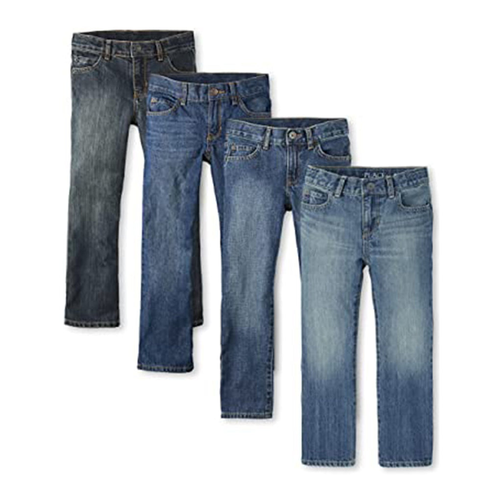 The Children's Place Boys' Basic Bootcut Jeans 4-Pack JEC Shops LLC