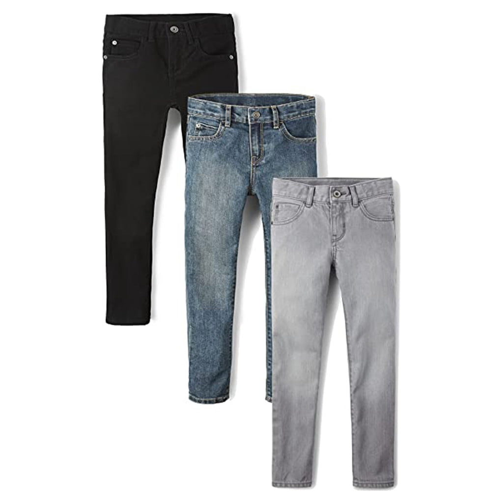 The Children's Place Boys' Basic Skinny Jeans 3-Pack JEC Shops LLC