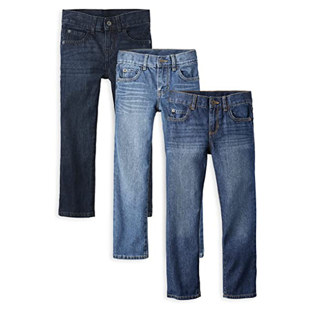 The Children's Place Boys' Basic Straight Leg Jeans 3-Pack JEC Shops LLC