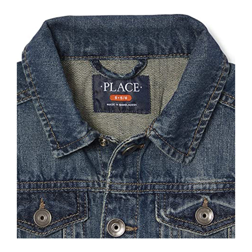 The Children's Place Boys' Denim Jacket JEC Shops LLC