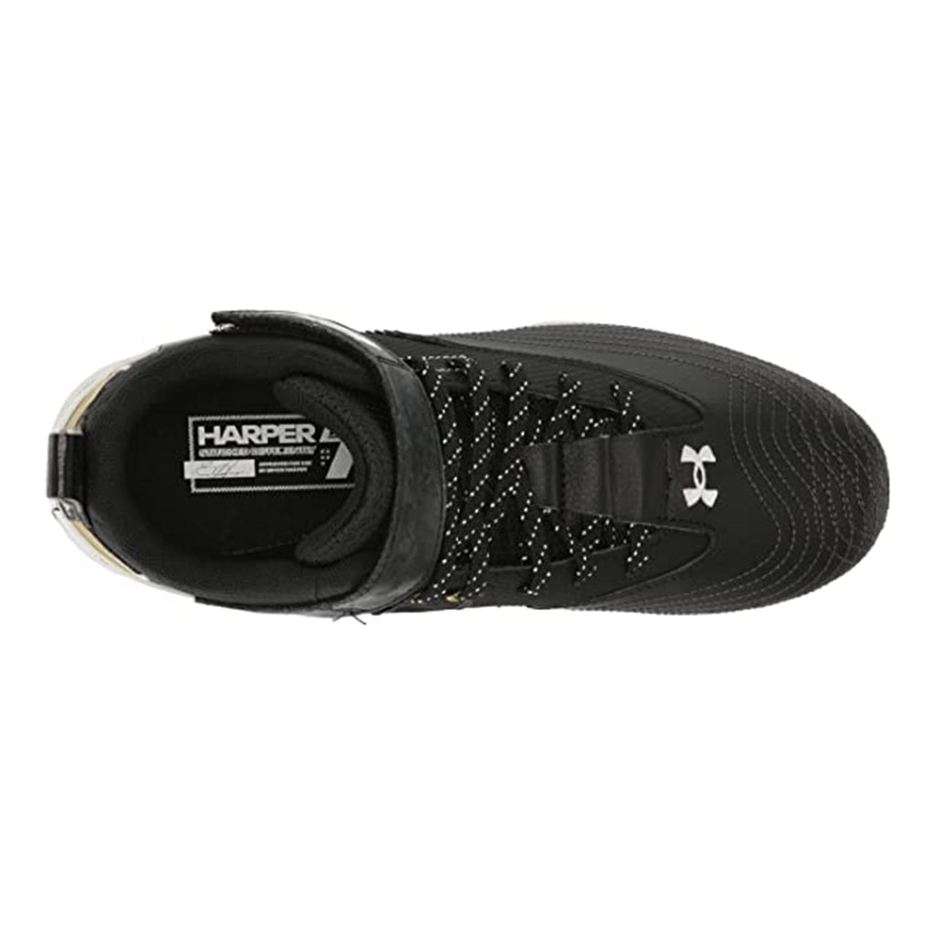 Under Armour Men's Harper 7 Mid Rubber Molded Baseball Cleat Shoe JEC Shops LLC