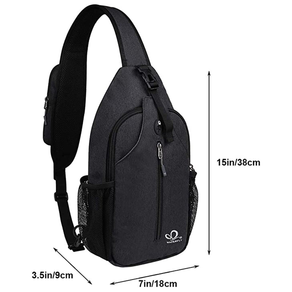 WATERFLY Crossbody Sling Backpack JEC Shops LLC