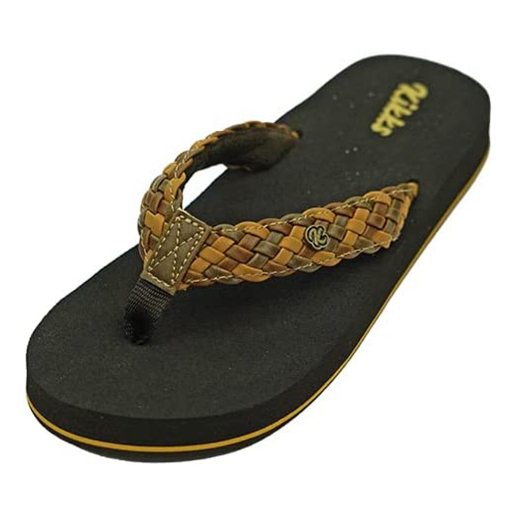 Women's Sandal Flip Flop with Super Soft Footbed with Arch Support & Soft Synthetic Strap JEC Shops LLC