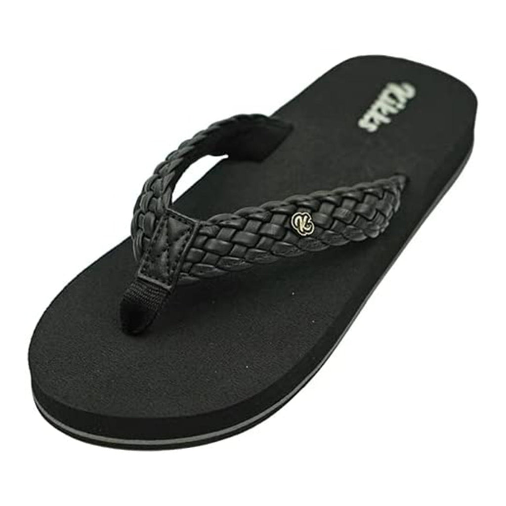 Women's Sandal Flip Flop with Super Soft Footbed with Arch Support & Soft Synthetic Strap JEC Shops LLC